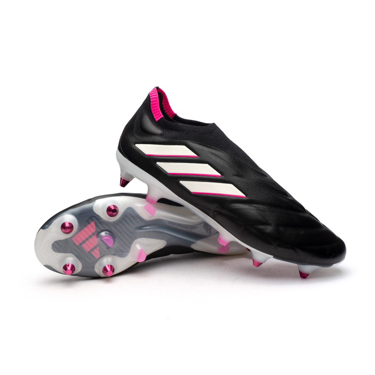 Aturdir Vigilante pureza Bota de fútbol adidas Copa Pure + SG Black-White-Shock Pink - Fútbol Emotion
