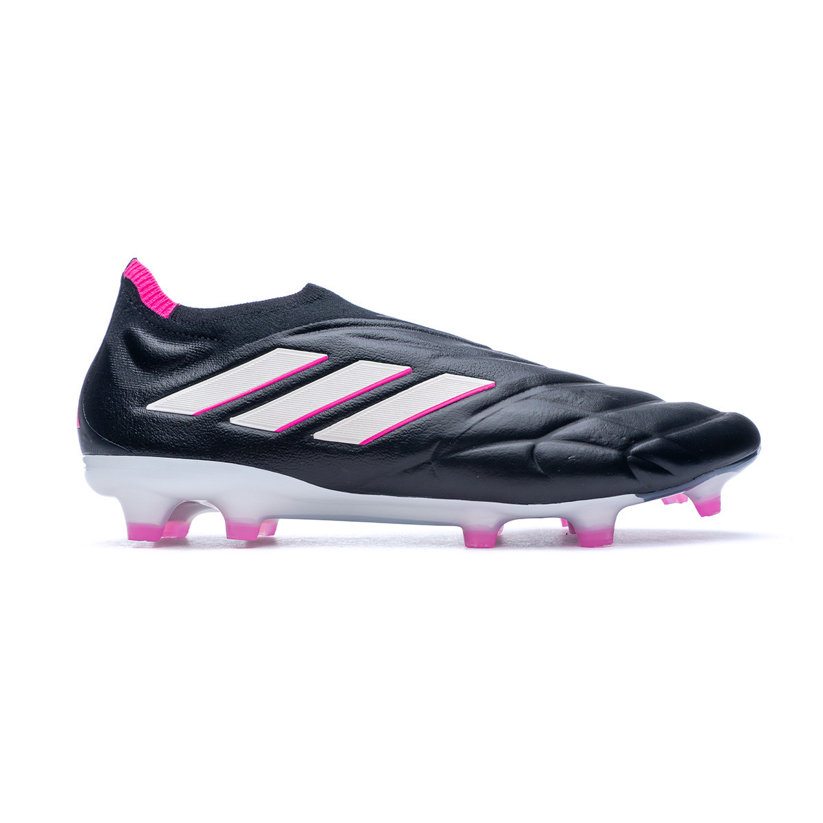 Bota de fútbol adidas Copa Pure + FG Black-White-Shock Pink - Emotion
