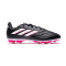Bota Copa Pure .4 FxG Niño Black-White-Shock Pink