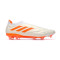 Bota Copa Pure + FG Off White-Solar Orange