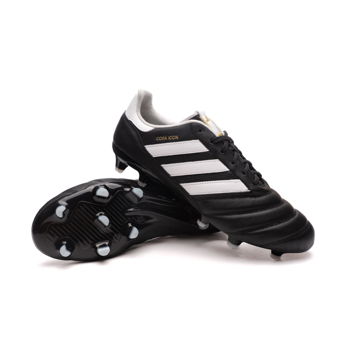 Resistente Hacer la vida Cantidad de Bota de fútbol adidas Copa Icon FG Core Black-White-Gold Metallic - Fútbol  Emotion