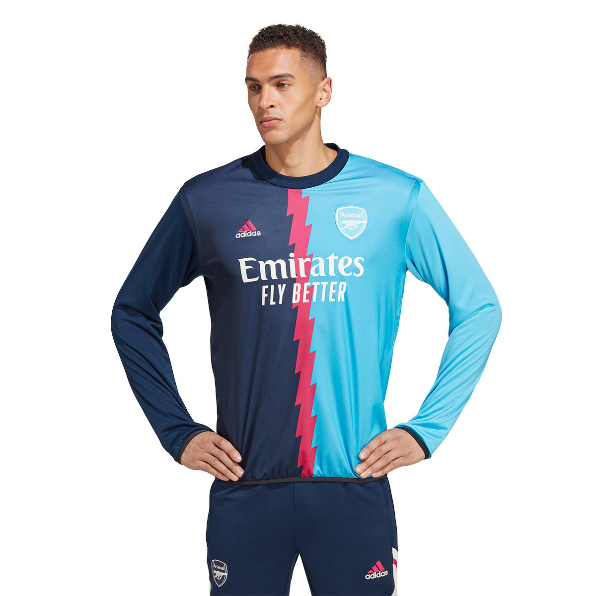 Sweatshirt Arsenal FC Training 2022-2023 Magenta-Sky Rush - Fútbol Emotion