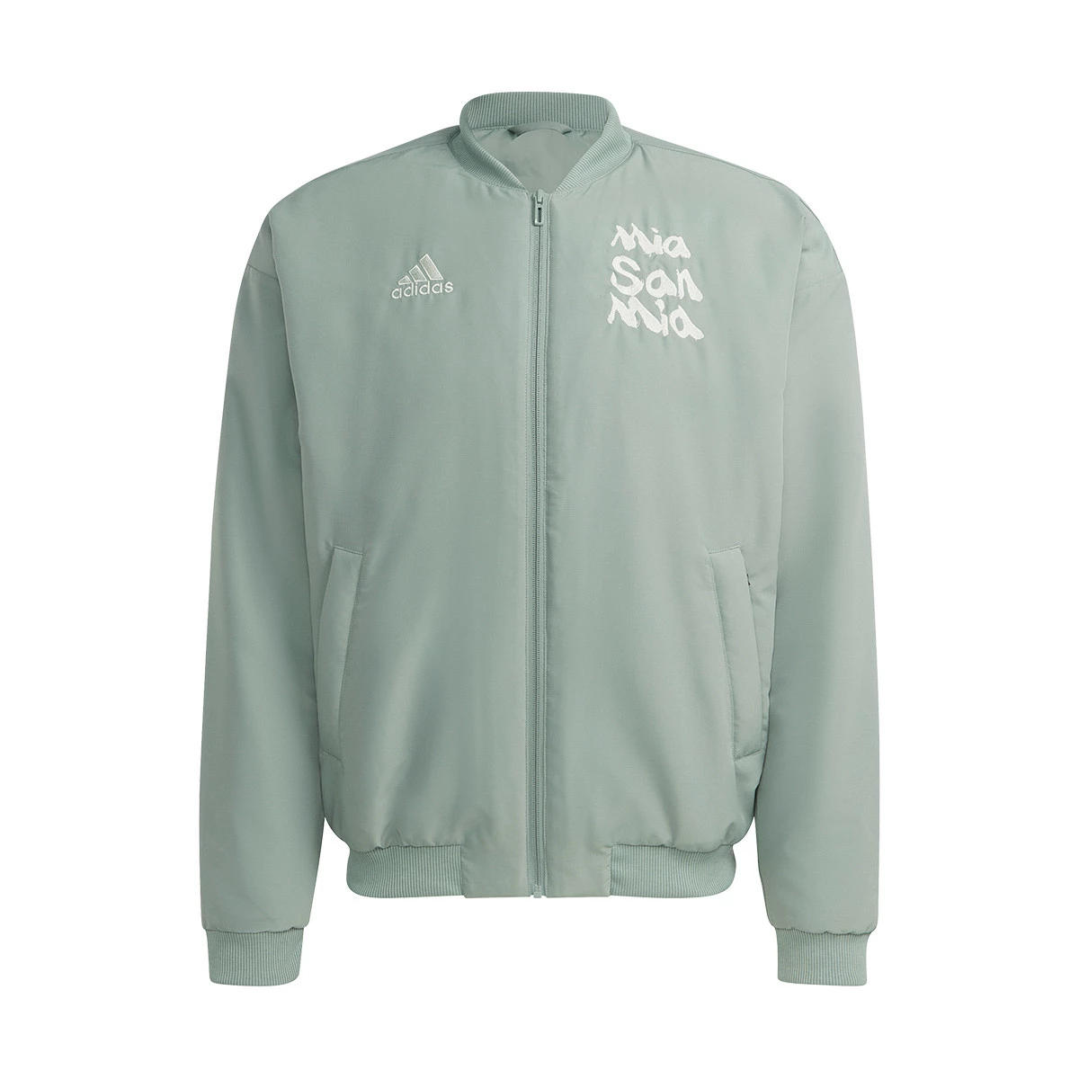 Adidas slvr bomber jacket sale