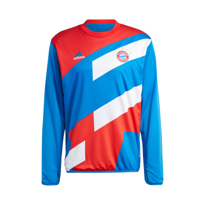 Sweatshirt adidas FC Bayern M nchen Pre Match 2022 2023 Rot Bright