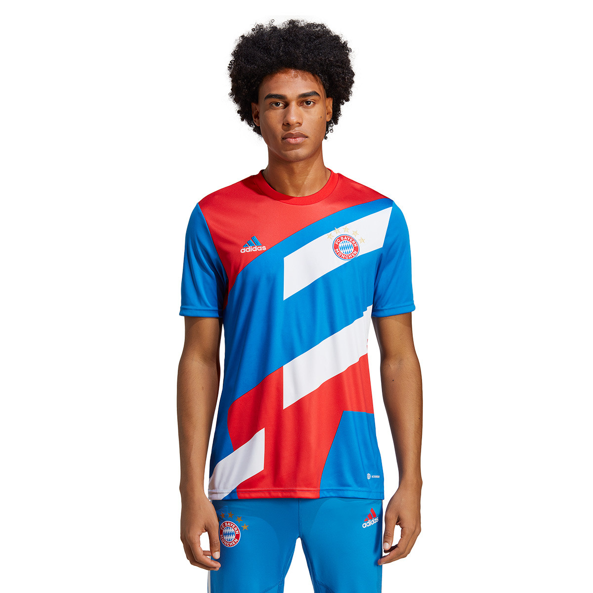 Camiseta adidas FC Bayern de Múnich Pre-Match 2022-2023 Royal - Fútbol Emotion