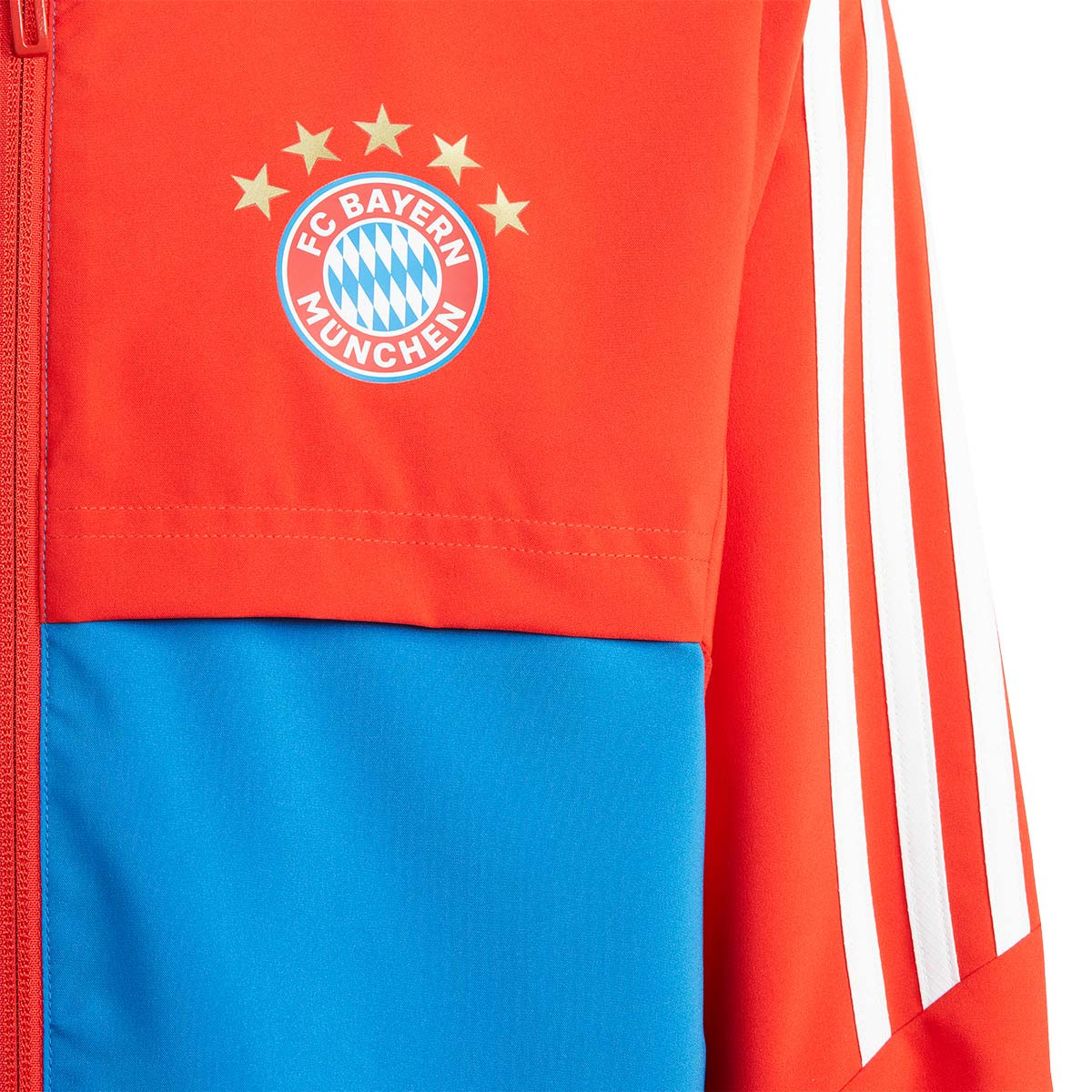 Afhankelijkheid Wiens samenvoegen Jacket adidas Kids FC Bayern München Training 2022-2023 Red-Bright Royal -  Fútbol Emotion
