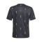 Camiseta Manchester United FC Pre-Match 2022-2023 Niño Black-Night Grey-Glory Blue-Icey Pink