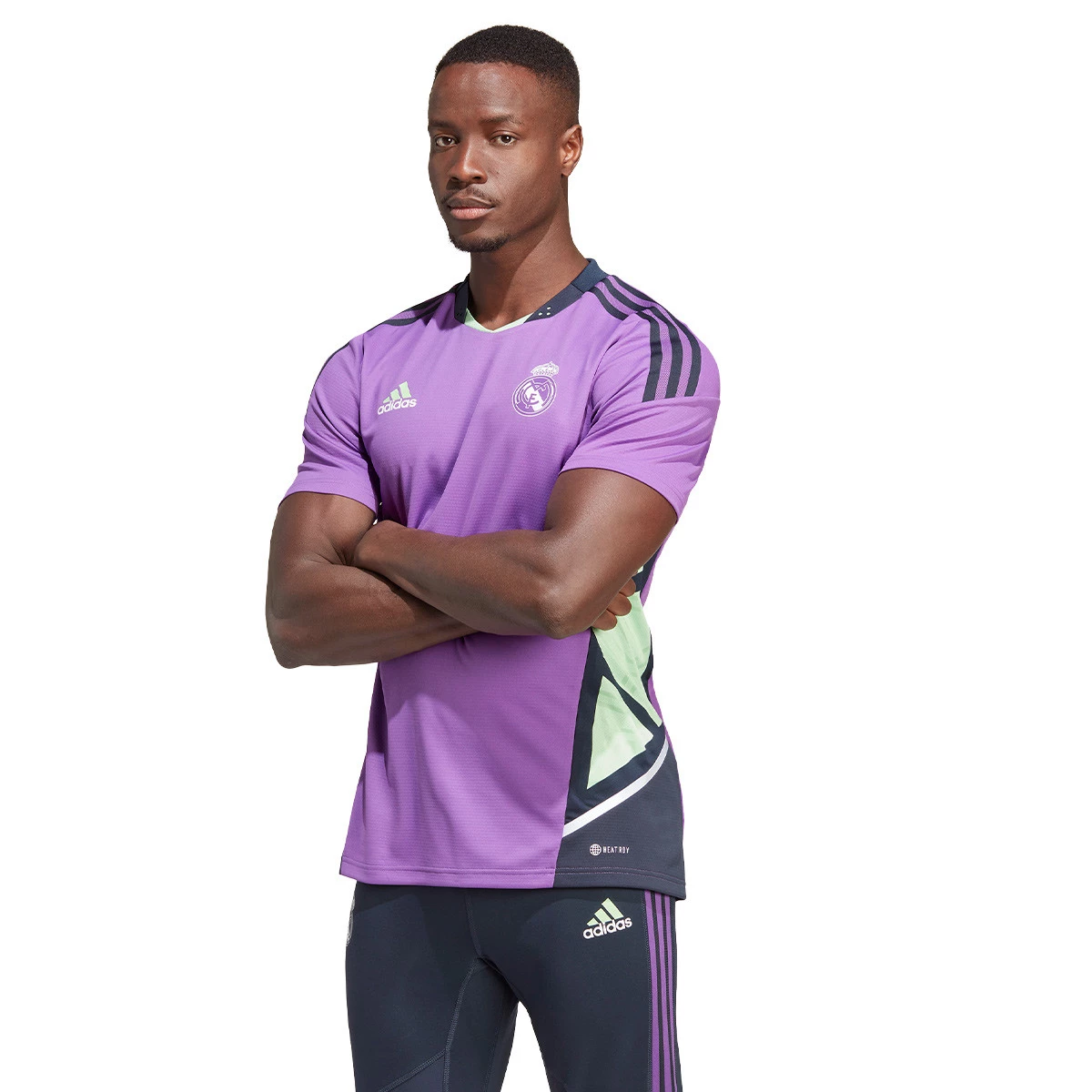 Purple adidas sales soccer jersey