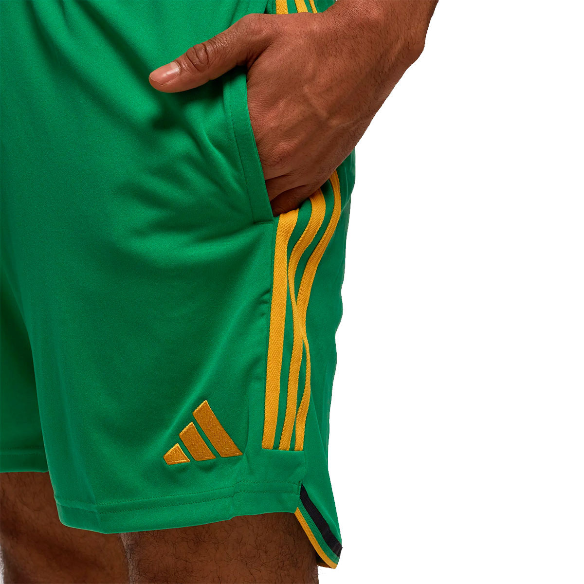 La nuestra sonriendo Prematuro Pantalón corto adidas Jamaica Primera Equipación 2022-2023 Vivid Green -  Fútbol Emotion