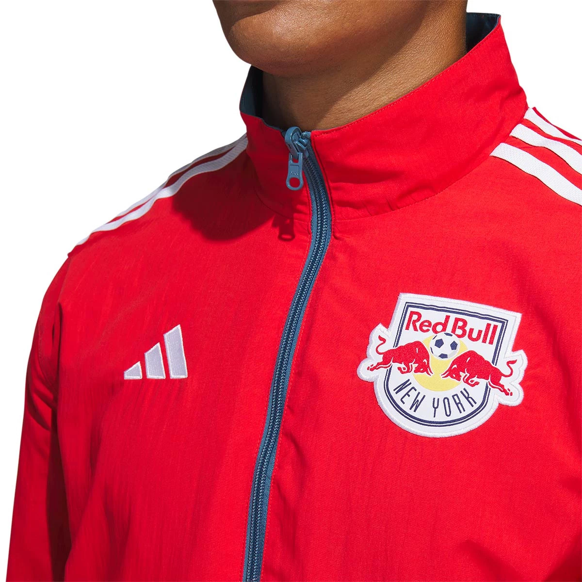 Veste adidas New York Red Bulls Pre Match 2022 2023 Colleg Rouge
