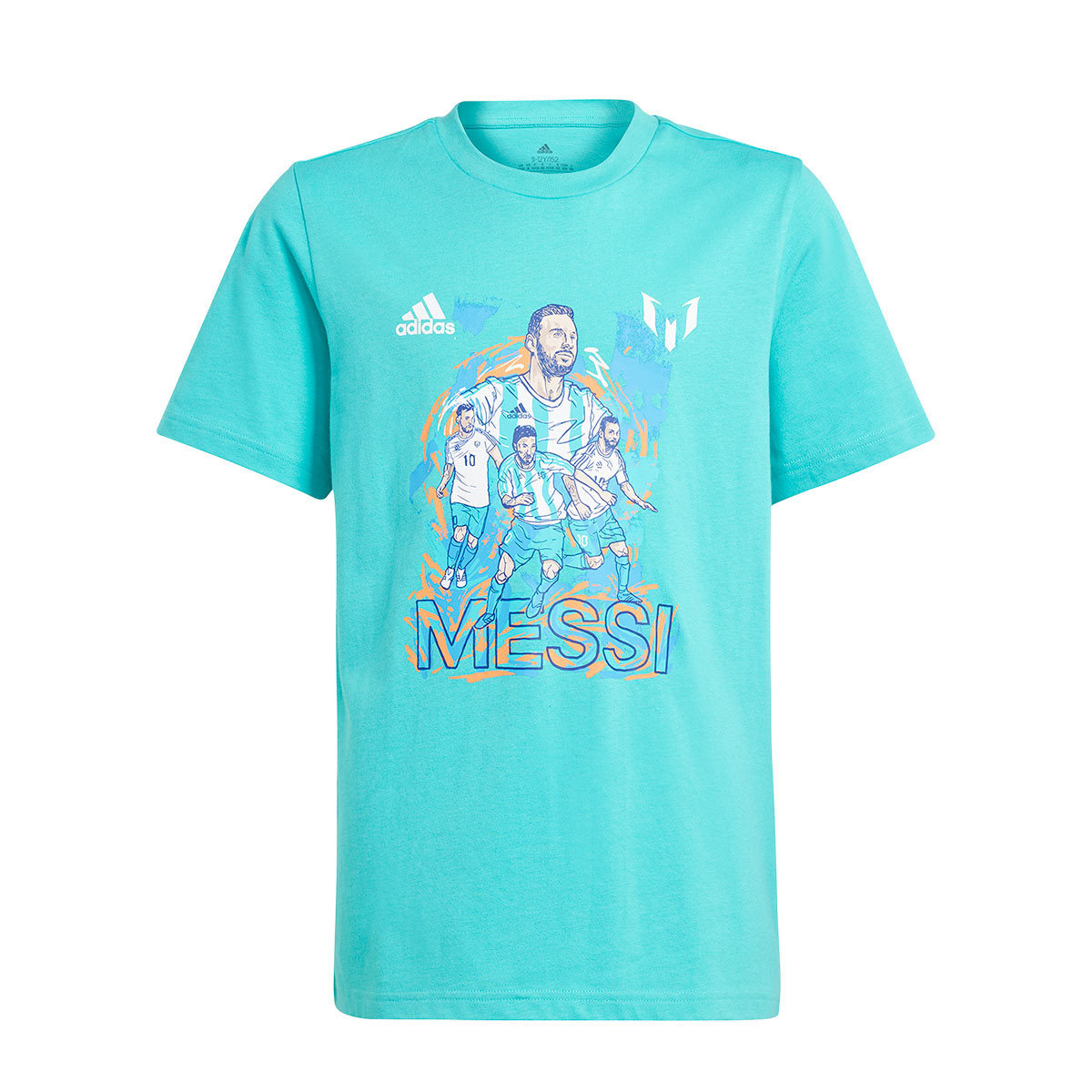 otro Cenagal eximir Camiseta adidas Messi Graphic Niño Semi Mint Rush - Fútbol Emotion