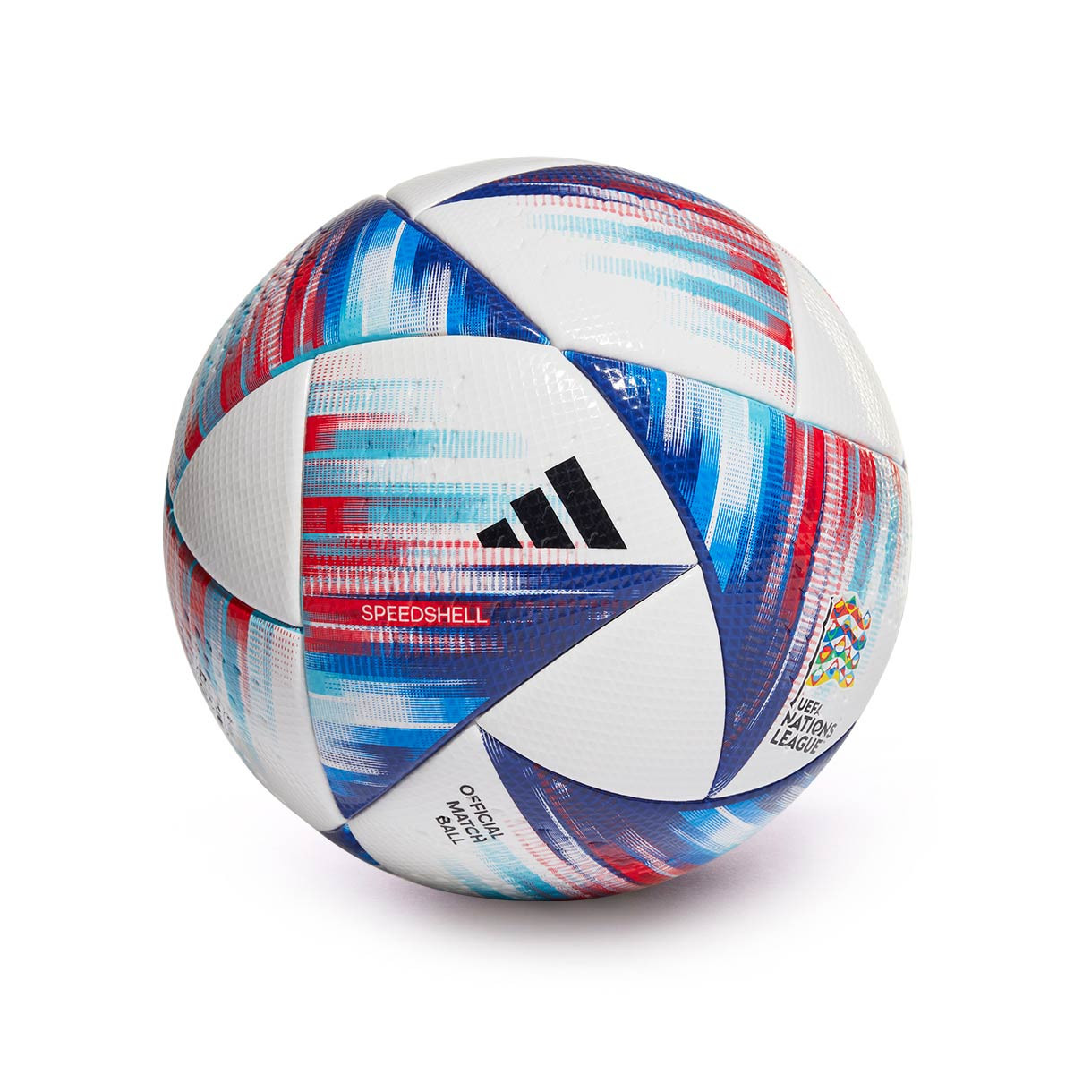 Ball adidas UEFA Nations League Pro White-Mystery Ink-Glory Blue-Bright  Cyan - Fútbol Emotion
