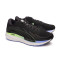 Zapatilla Magnify Nitro Knit Black-Elektro Purple-Fizzy Lime