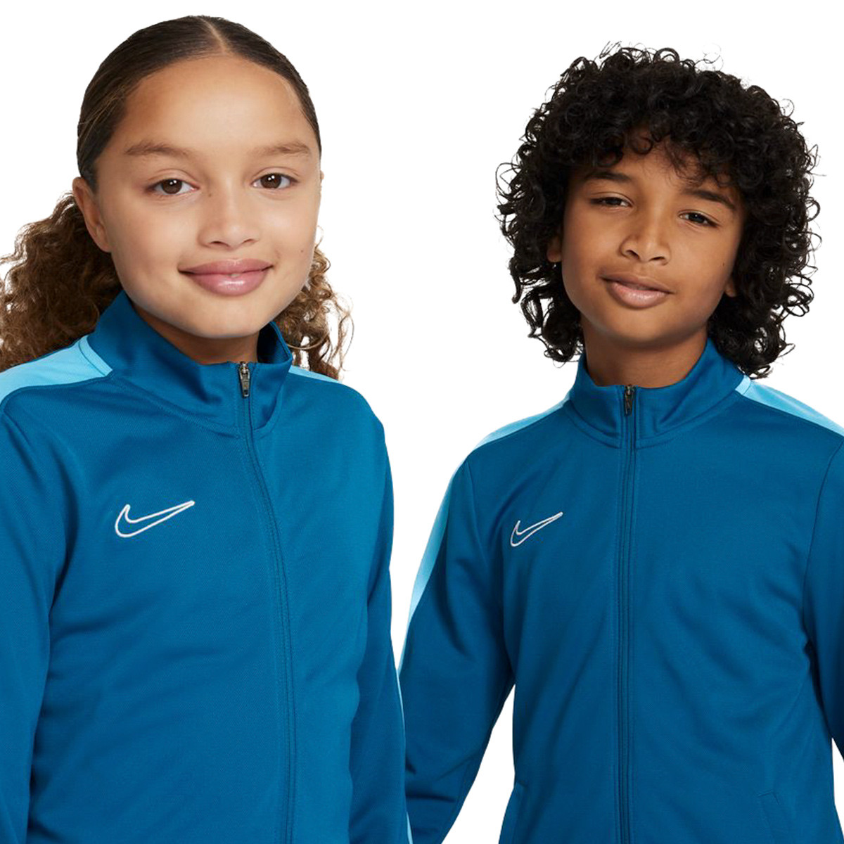 Trainingsanzug Nike Dri-Fit Fútbol Abgrund-Ostseeblau-Weiß Emotion 23 Niño - Academy Grün
