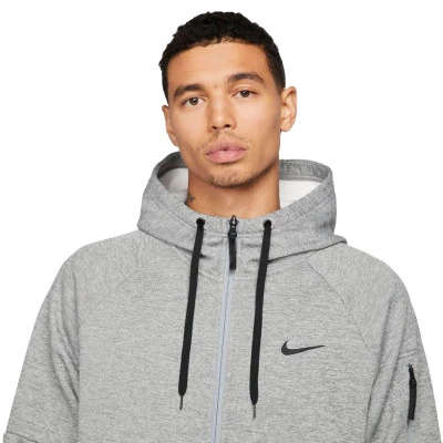 Nike Therma-FIT Full-Zip Fitness Hoodie 'Grey' — photo 3