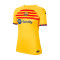 Camiseta FC Barcelona Cuarta Equipación Stadium 2022-2023 Mujer Yellow-University Red