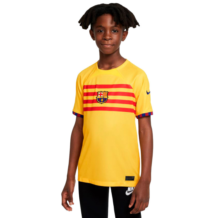 camiseta-nike-fc-barcelona-cuarta-equipacion-stadium-2022-2023-nino-yellow-university-red-2