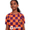 Camiseta FC Barcelona Pre-Match 2022-2023 Niño Yellow-Noble Red