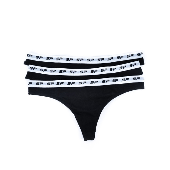 Braga SP Fútbol Tanga Earhart (Pack 3 units) Black - Fútbol Emotion