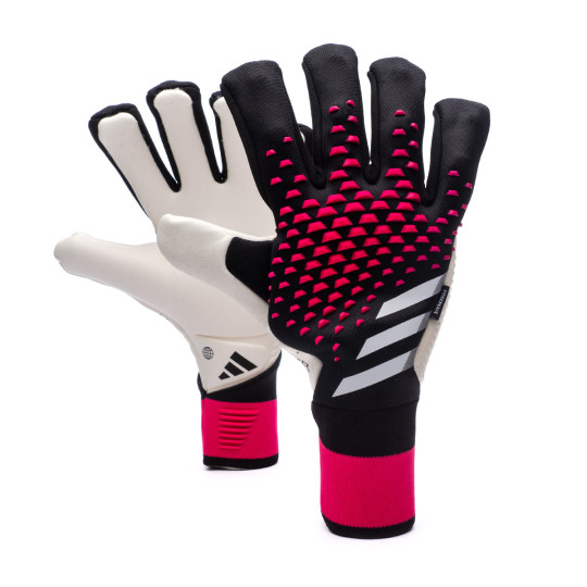 Mínimo tela complemento Guante de portero adidas Predator Pro Fingersave Black-White-Shock Pink -  Fútbol Emotion