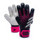 Guante Predator Match Fingersave Niño Black-White-Shock Pink