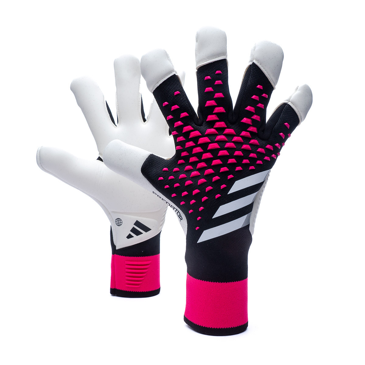 Glove adidas Predator Pro Hybrid Black-White-Shock Pink - Fútbol Emotion