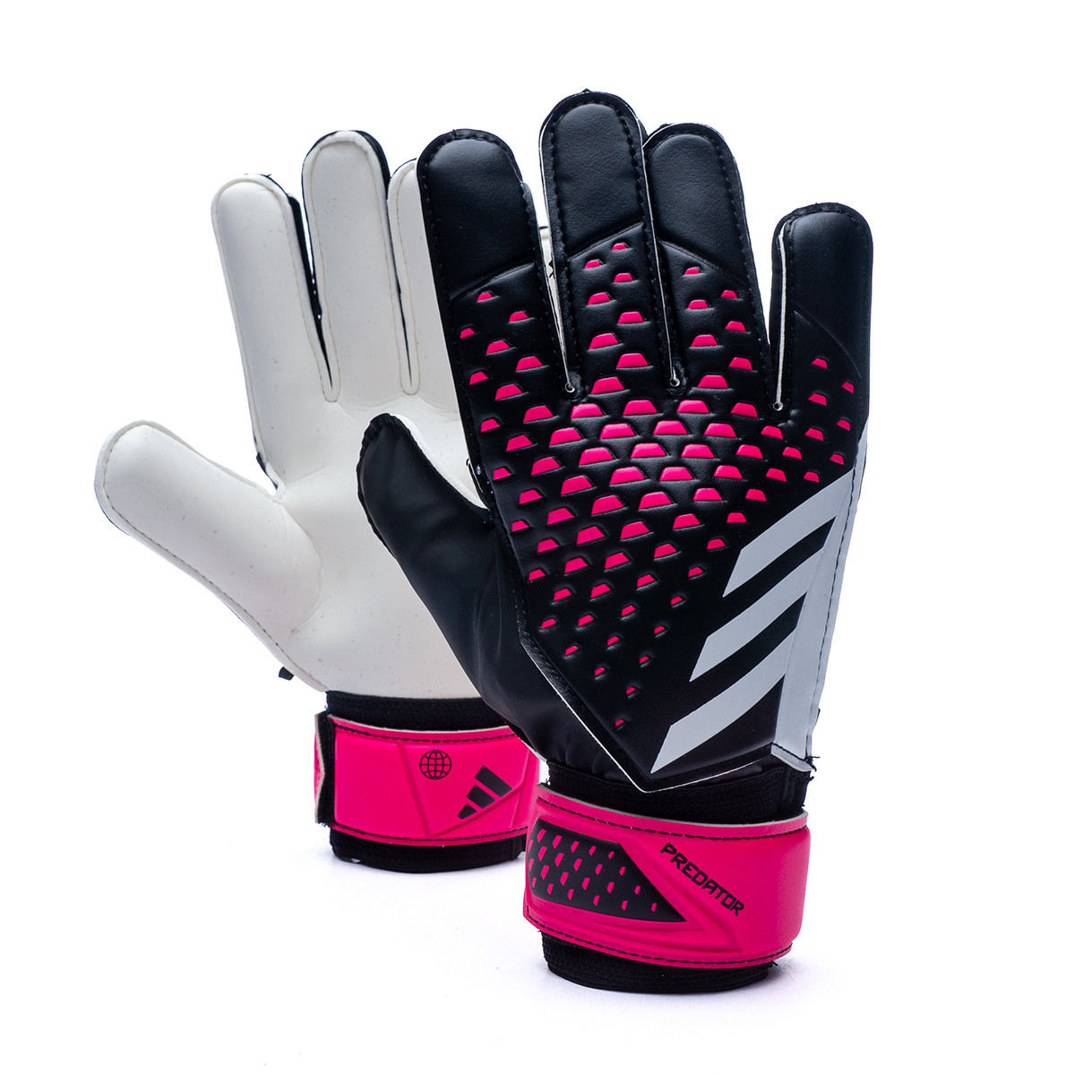 Guante de portero adidas Predator Black-White-Shock Pink - Fútbol Emotion