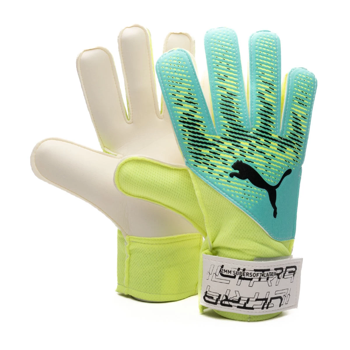 Gloves Puma Ultra Grip 4 Flat Electric Peppermint Fast Yellow Futbol Emotion