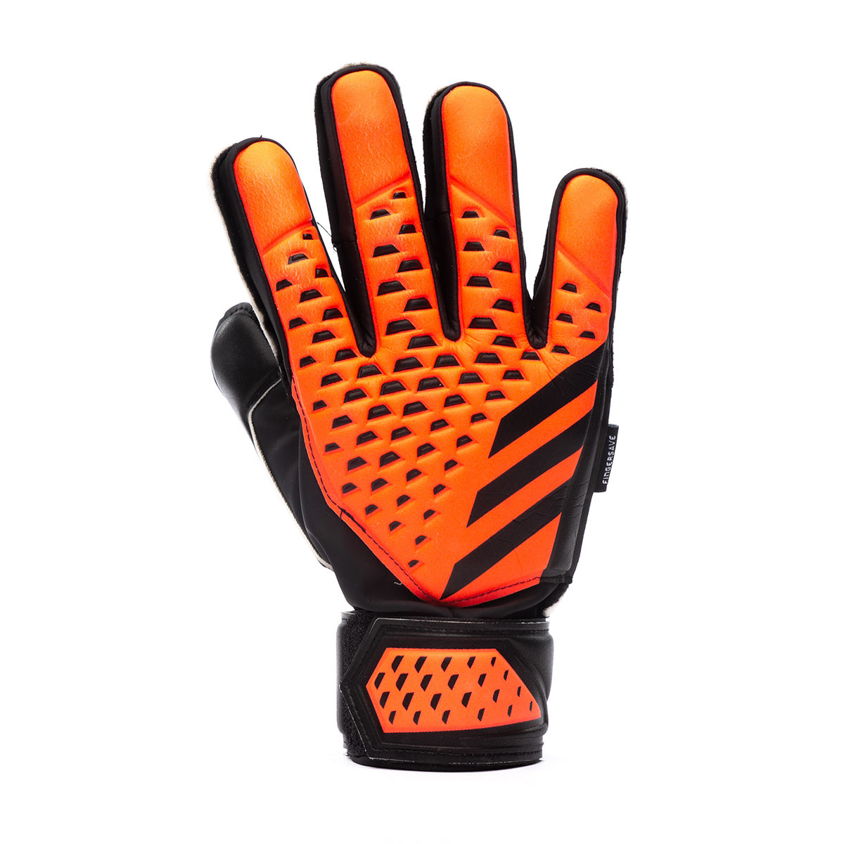 Serpiente Practicar senderismo Casa de la carretera Glove adidas Kids Predator Match Fingersave Solar Orange-Black - Fútbol  Emotion
