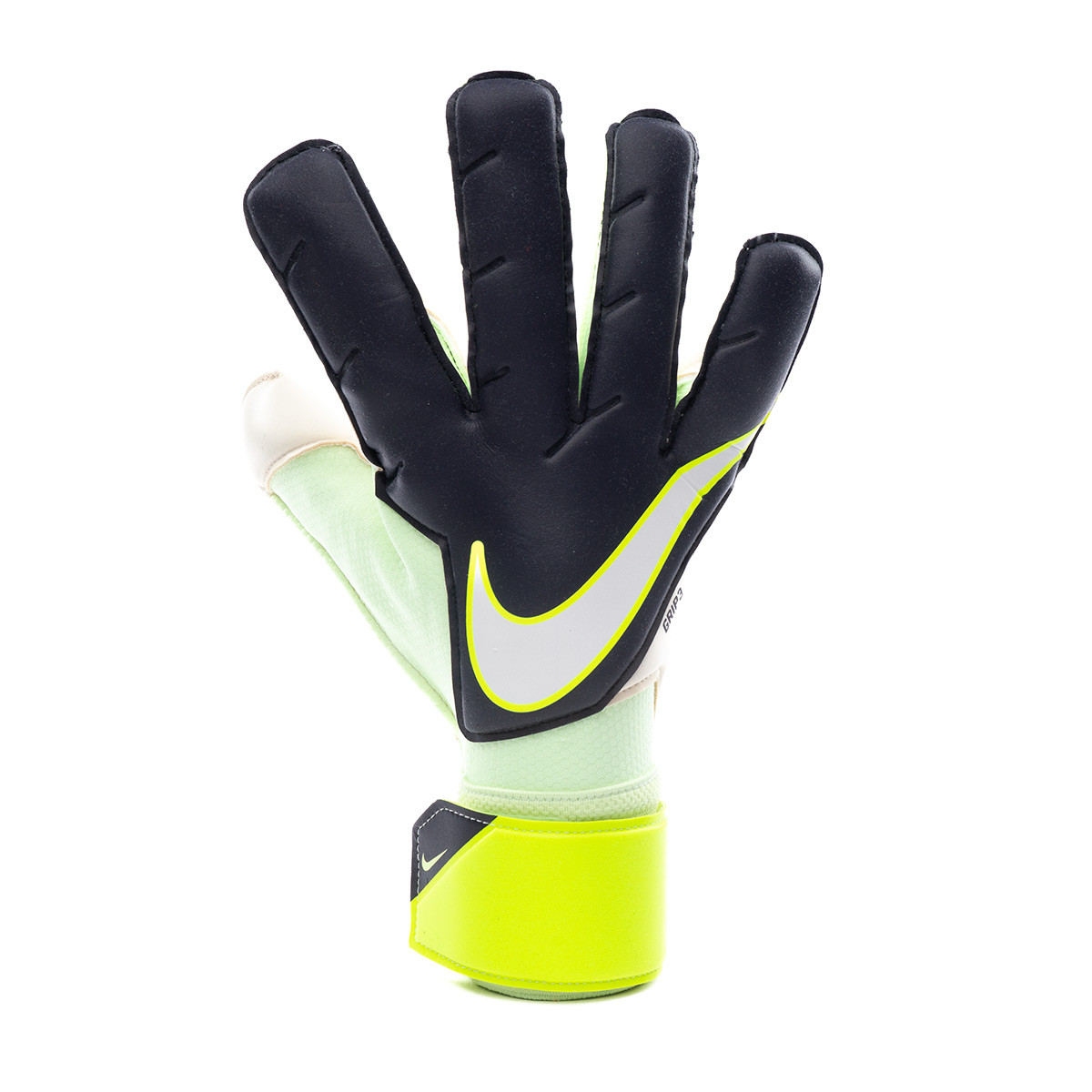 Gant Nike Grip3 Gridiron-Barely Volt-White - Fútbol Emotion