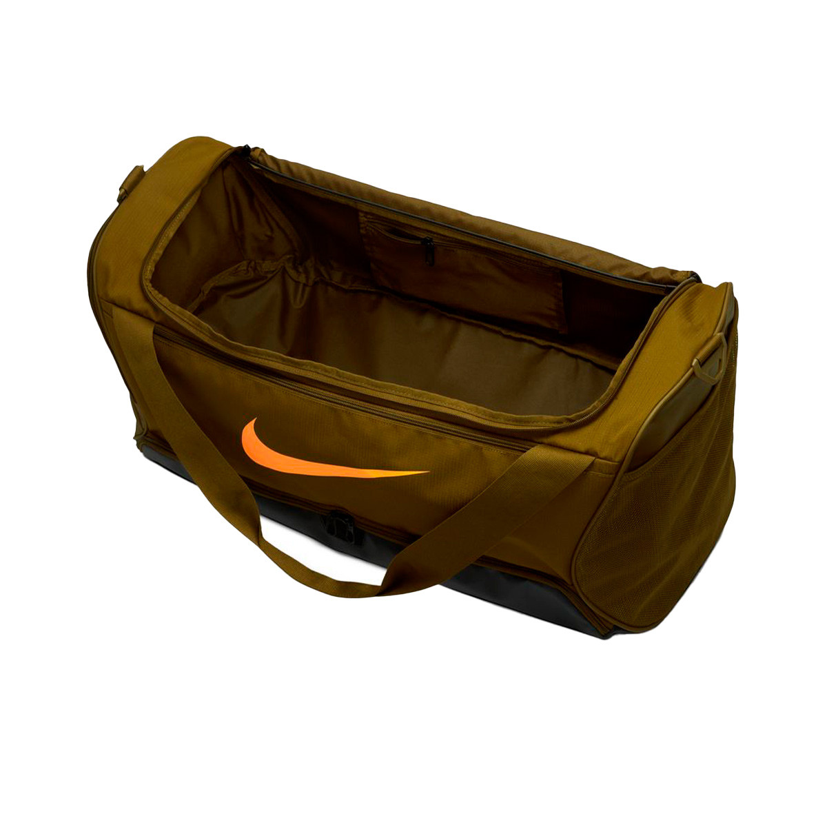 Bag Nike Brasilia 9.5 (41 L) Olive Flak-Black-Vivid Orange - Fútbol Emotion