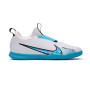 Air Zoom Mercurial Superfly 9 Academy IC Niño White-Baltic Blue-Pink Blast-Black
