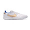 Zapatilla Street Gato Niño White-Mtlc Gold-Hyper Royal