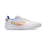 Street Gato Niño White-Mtlc Gold-Hyper Royal