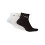 Training Cushion Ankle (3 Pares) Grey Heather-Black-White