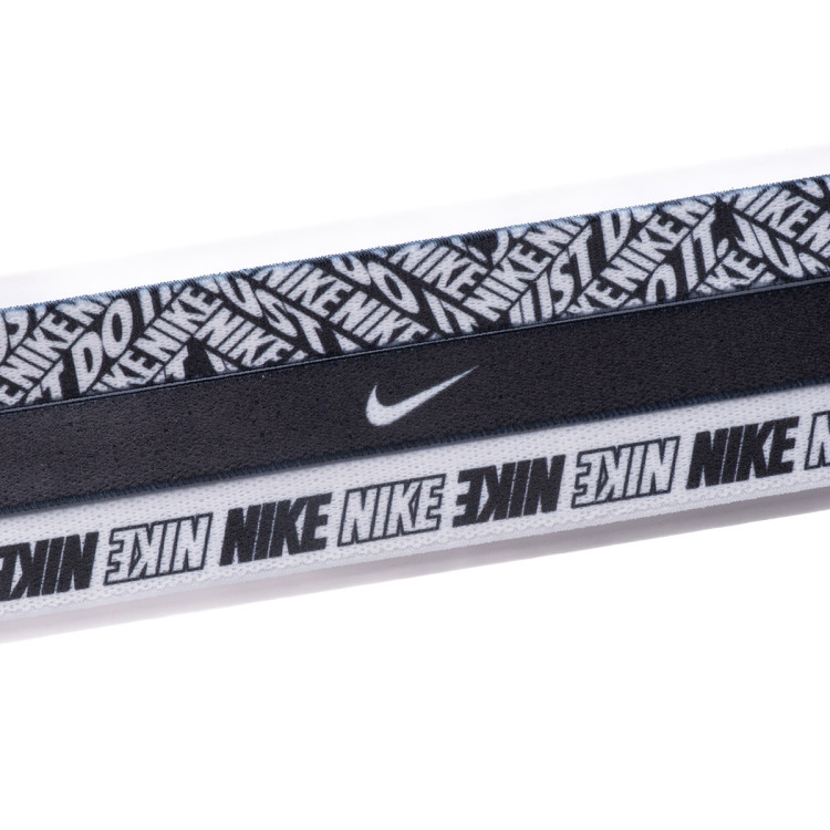 cinta-nike-de-pelo-printed-3-unidades-black-2