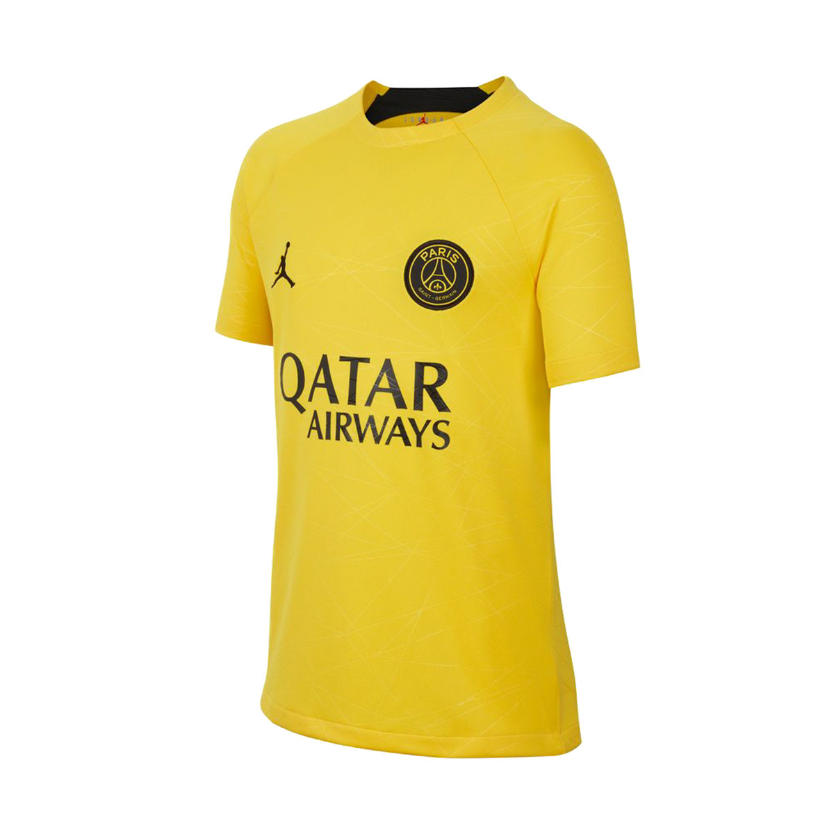 Camiseta Nike Paris Saint-Germain Pre-Match 2022-2023 Niño Tour Yellow-Black - Fútbol