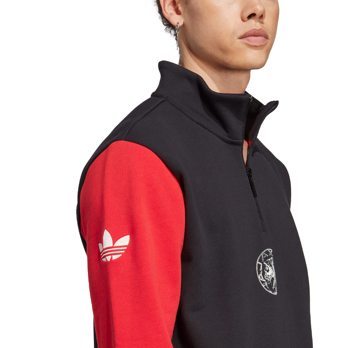Adidas modular quarter zip sweatshirt hot sale