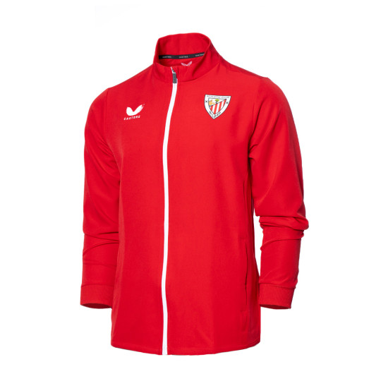 Jacket Castore Athletic Club Bilbao PreMatch 20232024 Racing Red