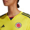 Camiseta Colombia Primera Equipación Mundial Femenino 2023 Mujer Bright Yellow
