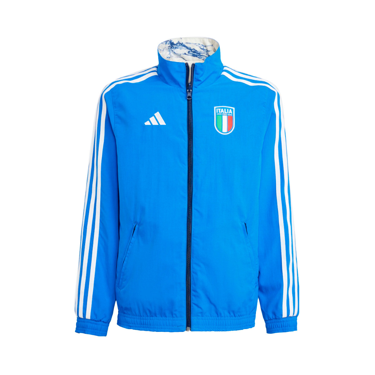 Jacket Adidas Italy Fanswear 2022-2023 Blue Fútbol Emotion | lupon.gov.ph