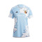 Camiseta Bélgica Segunda Equipación Mundial Qatar 2022 Mujer Clear Sky