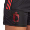 Pantalón corto Bélgica Training Mundial Qatar 2022 Mujer Black