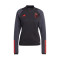 Sudadera Bélgica Training Mundial Qatar 2022 Mujer Black