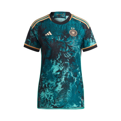 Camiseta adidas Alemania Segunda Equipación Authentic Femenino 2023 Mujer Legacy Teal - Fútbol Emotion