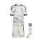 Conjunto Italia Segunda Equipación 2022-2023 Niño Off White Bottom