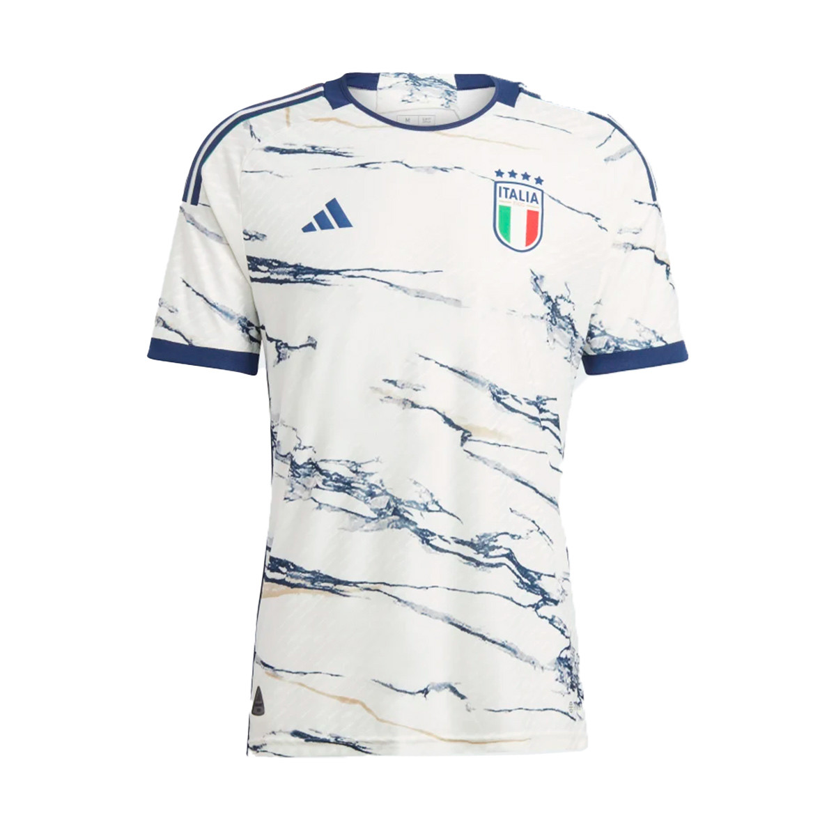 Adidas Italy Away Jersey w/ Nations League + Euro Champion Patch 22/23 (Off White) Size XXL