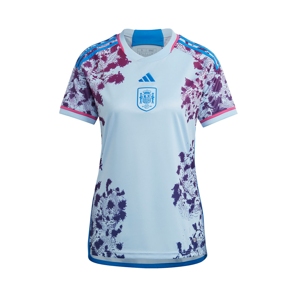 Camiseta España Equipación Mundial Femenino Mujer Glow Blue Fútbol Emotion