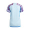 Camiseta España Segunda Equipación Authentic Mundial Femenino 2023 Mujer Glow Blue