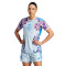 Camiseta España Segunda Equipación Authentic Mundial Femenino 2023 Mujer Glow Blue